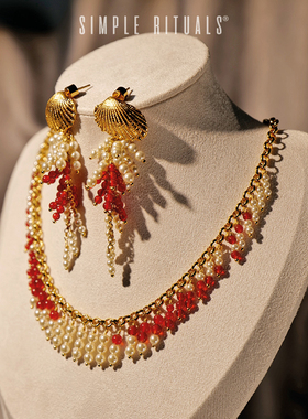 Simple Rituals卡布里之旅手工流苏项链轻奢小众高级感设计饰品女