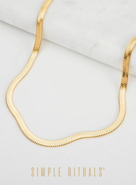 意大利不锈钢蛇骨链镀金