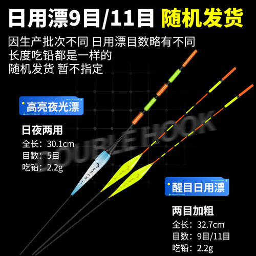 免调漂线组全套伊势尼立漂高灵敏主线组野钓鲫鱼绑好子线双钩套装 - 图0