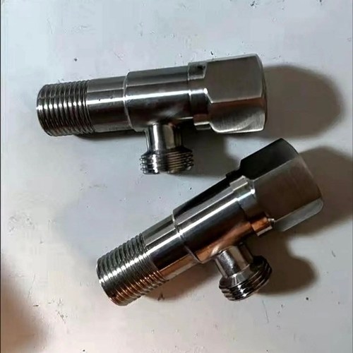 加厚一进二出家用冷热两用三角阀止水阀大流量热水器三通阀门4分 - 图0