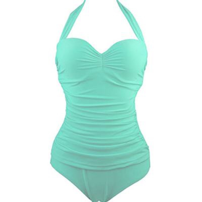 One-Piece Swimsuit Women Plus Size Swimwear Bathing Suits-图1