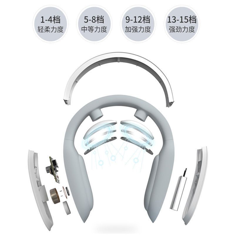 MINISO名创优品电动多功能颈椎按摩器仪揉捏家用颈部恒温热敷拍打-图3