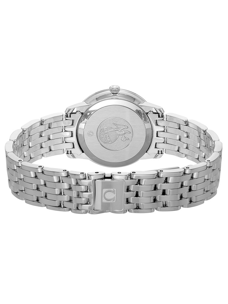 omega碟飞系列钻石蓝色石英女表 恒源顺海外瑞士腕表