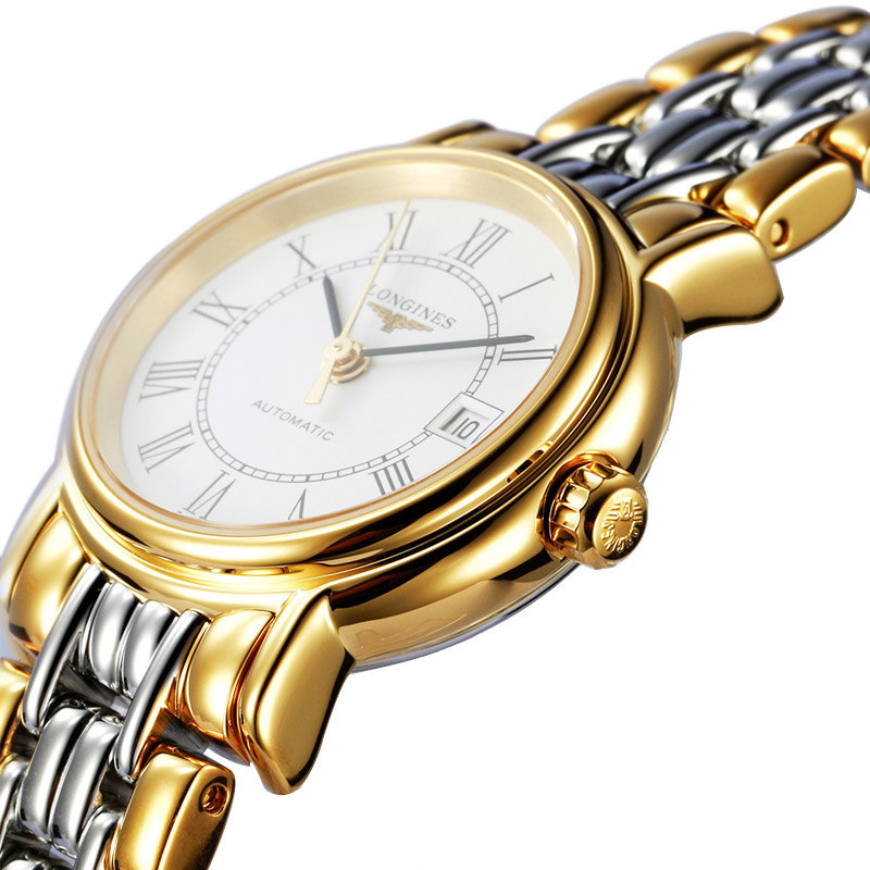 瑞士浪琴瑰丽系列罗马间金机械女表 恒源顺海外瑞士腕表