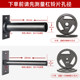 Wall barbell rack storage rack storage rack size hole barbell display rack home indoor fitness