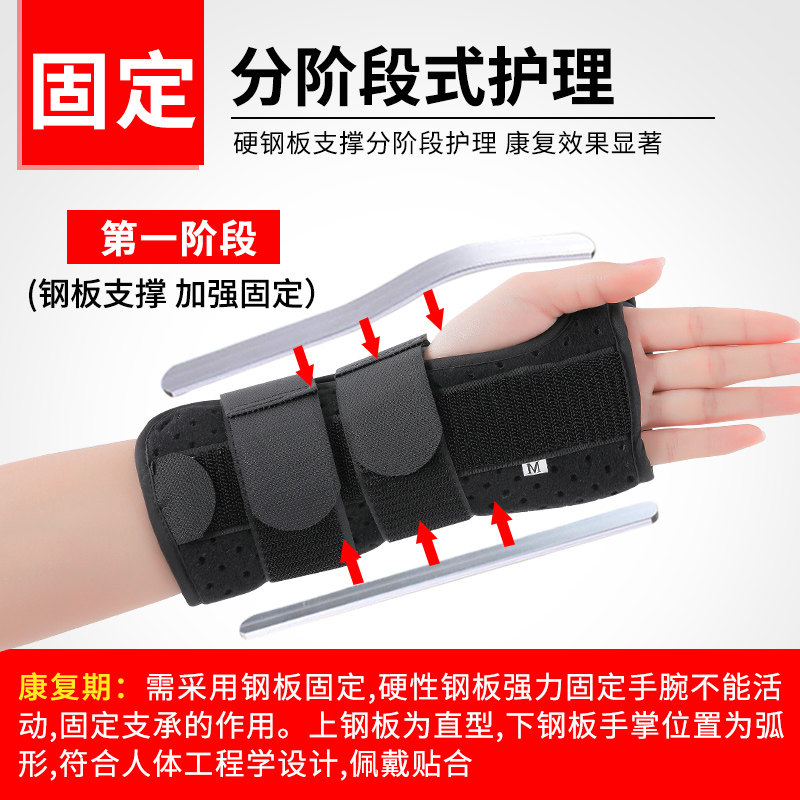 桡骨骨折固定夹板扭伤医用护手腕 kangwsji刭忆护具（器械）