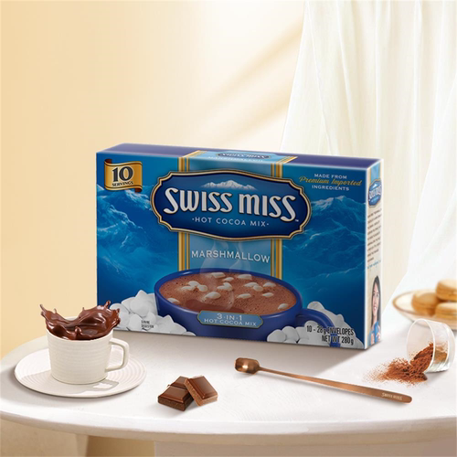 美怡可SwissMiss棉花糖味冲泡可可粉饮料coco巧克力冲饮烘焙280g - 图3
