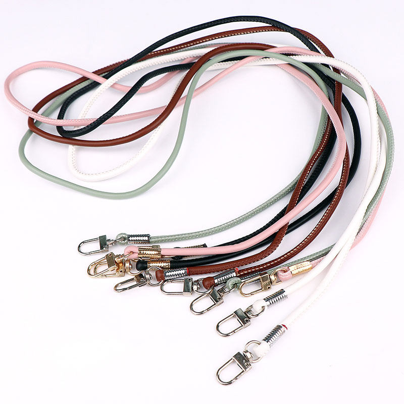 皮绳背带圆替换斜挎包带包链diy手拎挂绳肩带配件包绳细背口金包,淘宝优惠券,粉丝福利购,淘宝优惠卷