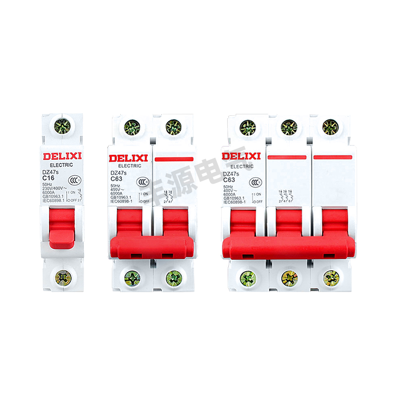 德力西DZ47s电闸1p2p3p32a空气开关 家用总闸c63三相4p断路器380v
