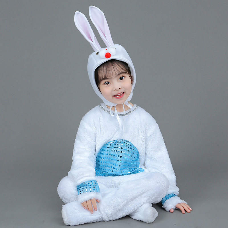 新款动物服小兔子表演服儿童兔子演出服幼儿小白兔舞蹈服兔子套装,淘宝优惠券,粉丝福利购,淘宝优惠卷