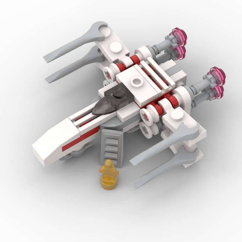 X翼战机星球大战飞行器宇宙飞船moc积木儿童模型玩具桌面摆件,淘宝优惠券,粉丝福利购,淘宝优惠卷