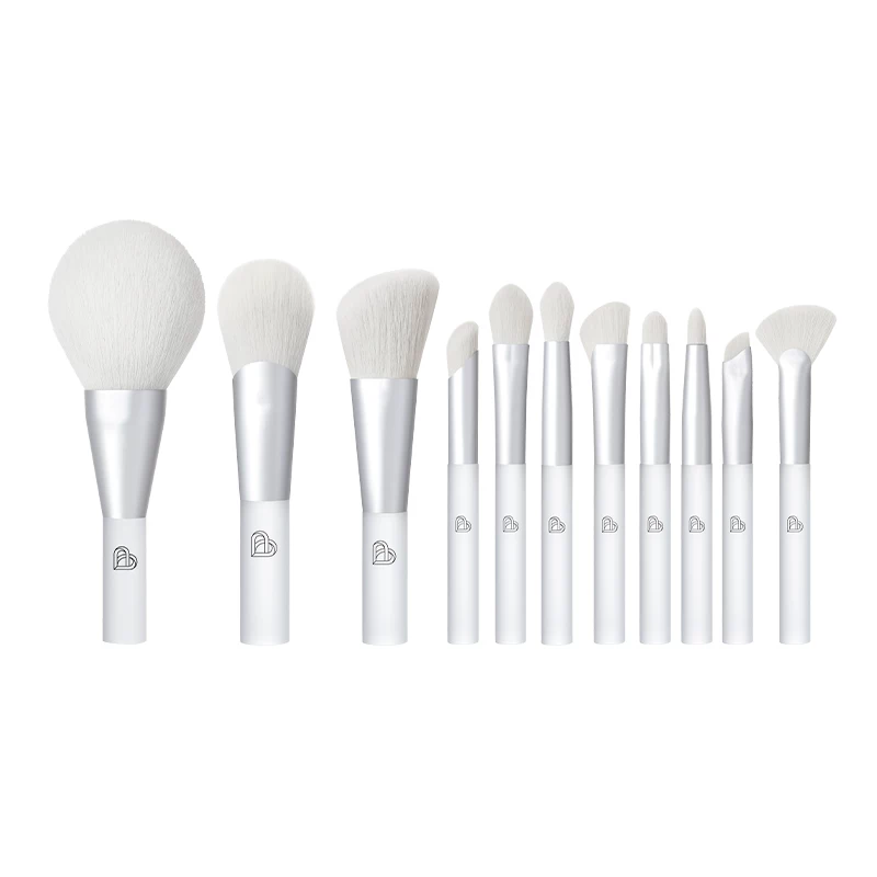 compact handheld brush для путешествий для лица, мягкая рассыпчатая пудра для контурирования, полный набор