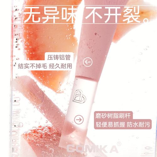 BLJ化妆刷子迷你便携套装动物毛眼影遮瑕腮红修容初学者全套工具 - 图3