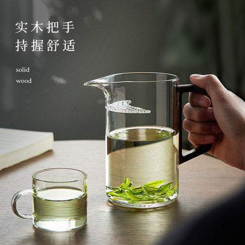忆壶茶玻璃泡茶壶2026新款绿茶泡茶器月牙公道杯耐热分茶器茶具_虎窝淘