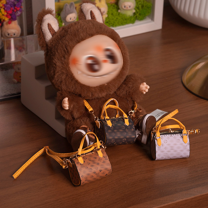 17cm拉布布包包小香风单肩包一二代Labubu斜跨旅行包BJD12分娃娃,淘宝优惠券,粉丝福利购,淘宝优惠卷