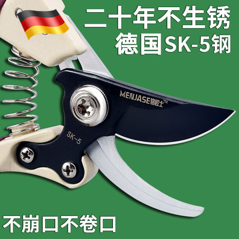 德国精工sk5果树剪树枝专用剪刀粗枝花剪修枝剪家用园艺省力修花 - 图1