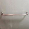 Sliding 304 bathroom single sliding door L-shaped handle three-hole shower room handle stainless steel bathroom bathroom