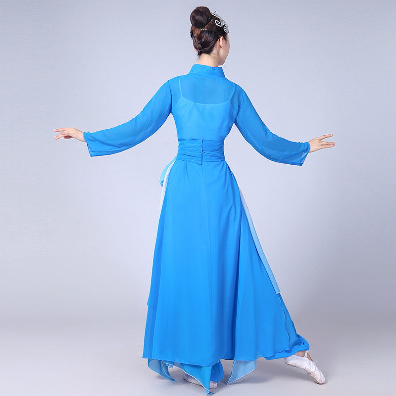 古典舞女现代舞中国风民族舞练功服 靓卫士民族服装/舞台装