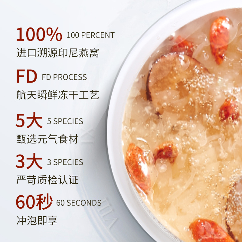 泡小燕东方鸿礼盒燕窝冻干燕窝官方旗舰店银耳饮羹送礼送长辈孕妇