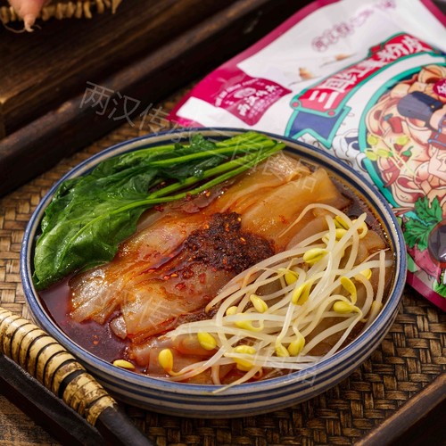 两汉传承三国300g红薯粉皮汉中特色小吃香辣味粉皮短保拒绝添加 - 图3