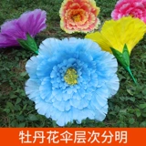 Танцевальные реквизиты цветы маленькие дети танцующие выступления ручные цветочные игроки держат цветочные цветы пиона, чтобы исполнить опоры цветочные квадратные танцы