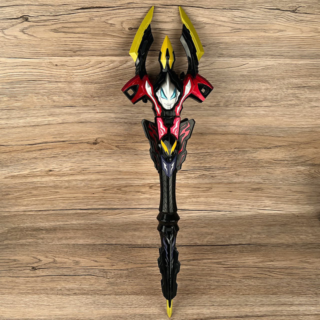 Geed and Ultraman Belial combined armed toy