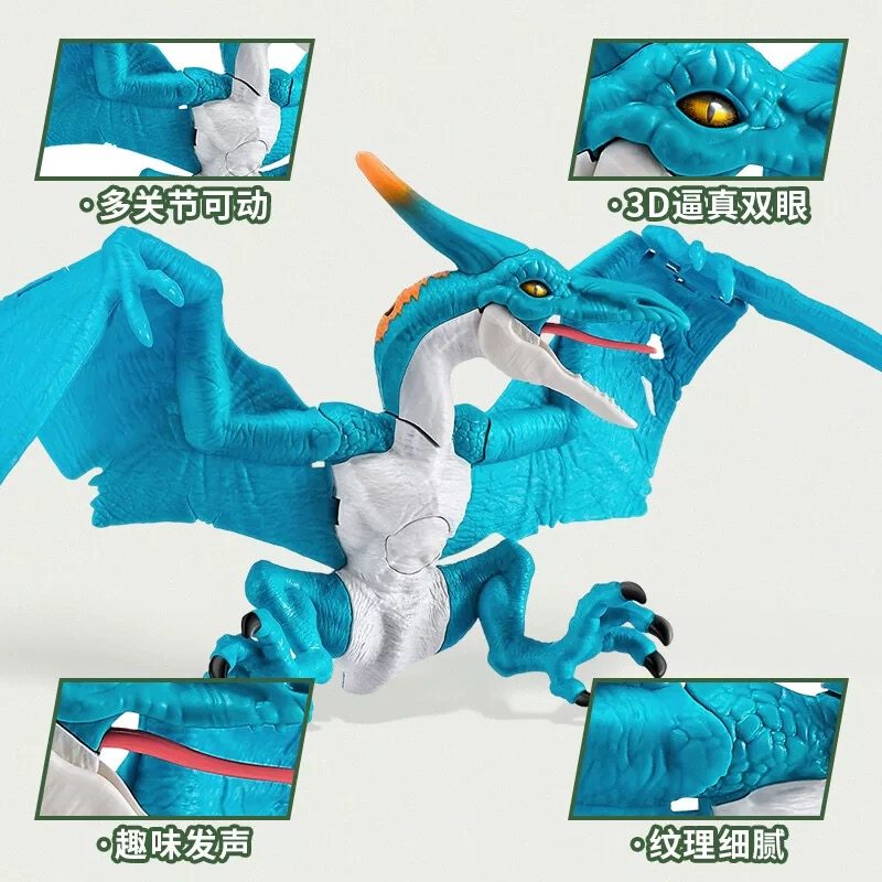 zuru正版乐波恐龙霸王龙迅猛龙翼龙仿真可动发声动物儿童玩具模型,淘宝优惠券,粉丝福利购,淘宝优惠卷