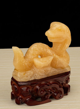 生肖蛇摆件风水办公室桌面装饰