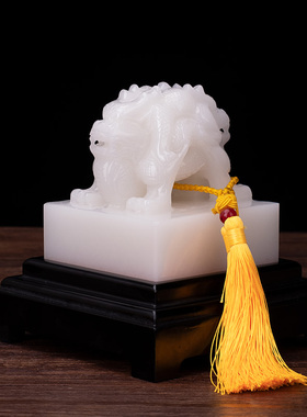 吉祥仿古风印章桌面摆件传国玉玺