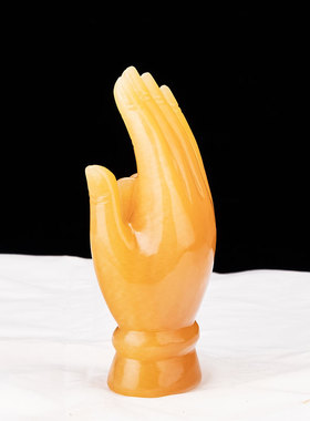 雕刻佛手旺财禅意风摆件