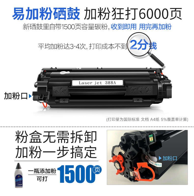 hp /惠普m1136黑白激光打印打印机 hp惠普闪动黑白激光多功能一体机