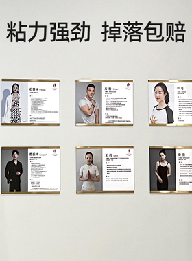 鲁芭海报框磁吸免打孔亚克力挂墙