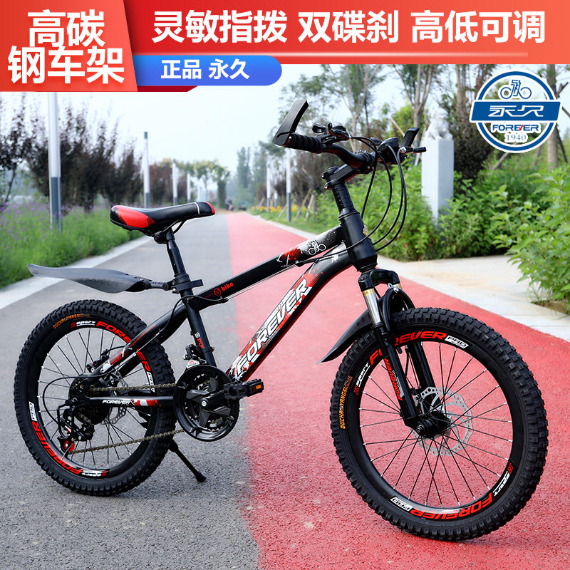 永久中大童20 /22寸男孩变速山地车 永久沃乐自行车