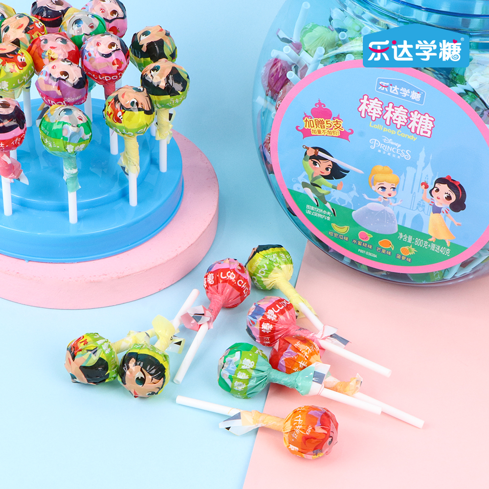 【乐达】迪士尼奶味棒棒糖10支