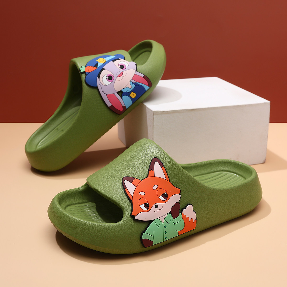 疯狂动物城儿童拖鞋女童凉拖鞋夏季软底防滑室内居家男孩卡通拖鞋,淘宝优惠券,粉丝福利购,淘宝优惠卷