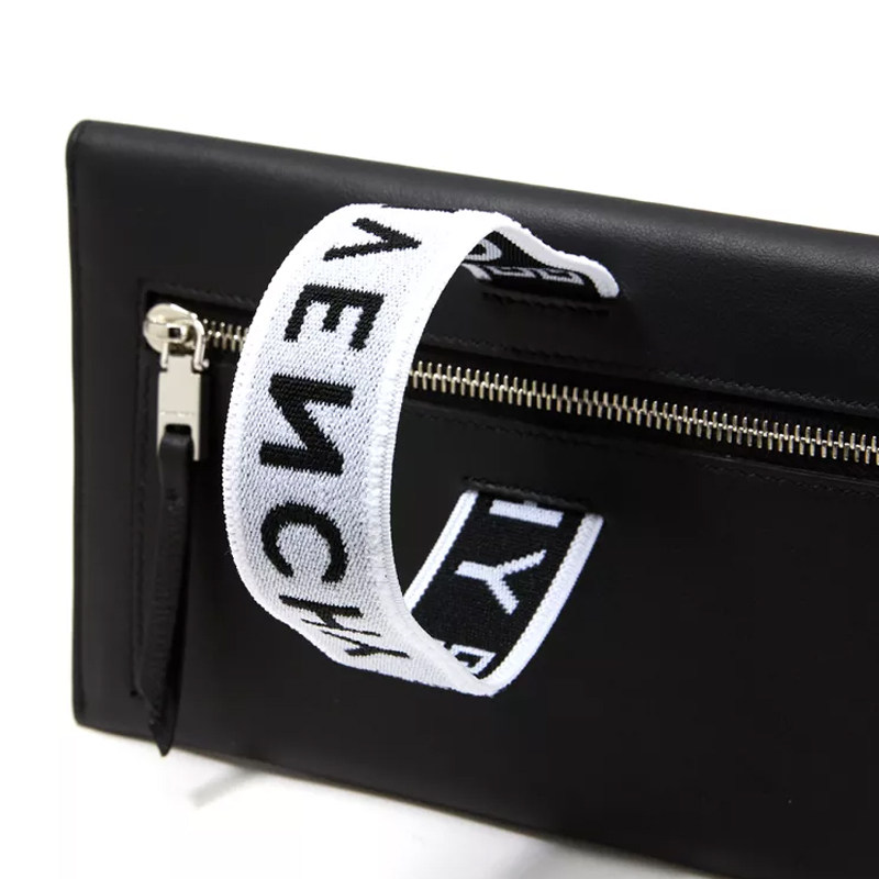 givenchy男女同款新款黑色手拿包 美欧汇奢海外男士包袋