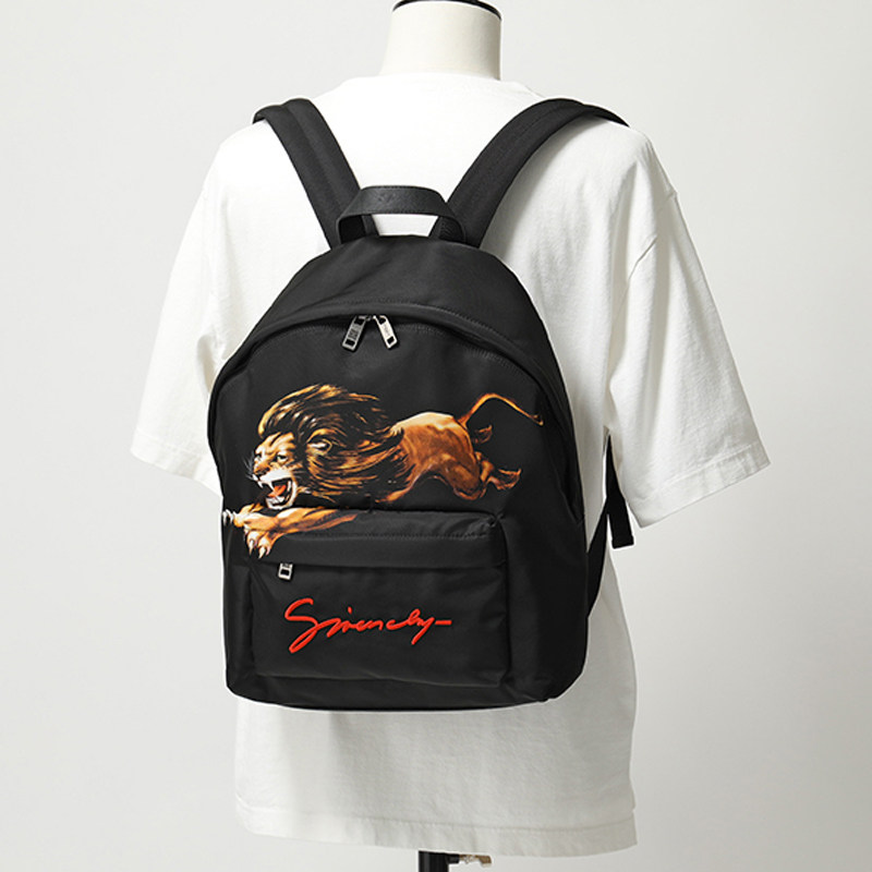 givenchy男女同款狮子印花双肩包 美欧汇奢海外男士包袋