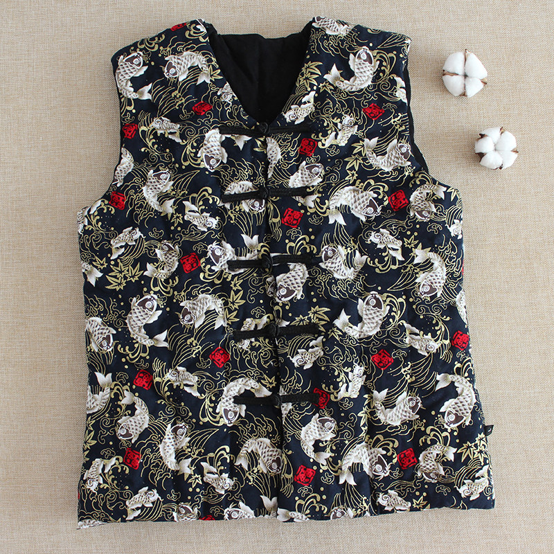 民族风手工纯棉花秋冬季节男士马甲保暖加厚修身成人背心马夹坎肩,淘宝优惠券,粉丝福利购,淘宝优惠卷