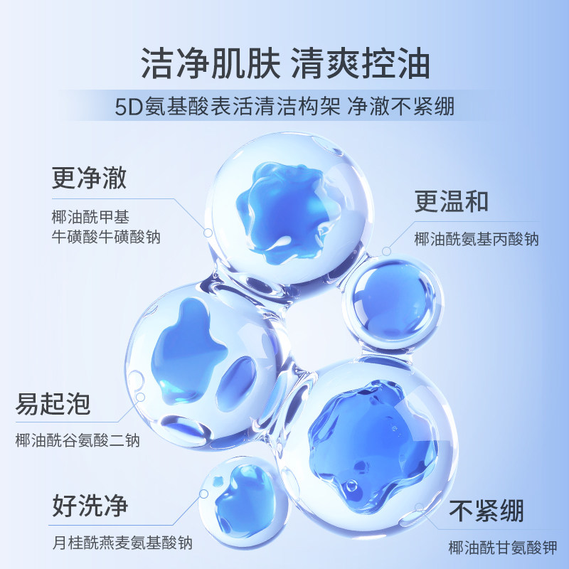 凌博士氨基酸洗面奶控油清洁温和无刺激全分子量玻尿酸洁面男女,淘宝优惠券,粉丝福利购,淘宝优惠卷