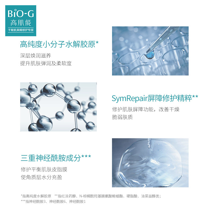 韩束bio-g高肌能熬夜囤货装20面膜 biog高肌能贴片面膜
