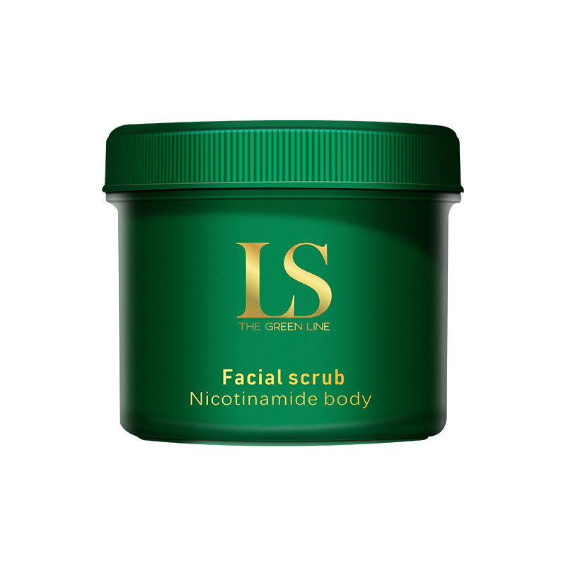 ls绿索烟酰胺身体磨砂膏去鸡皮肤 绿索身体磨砂