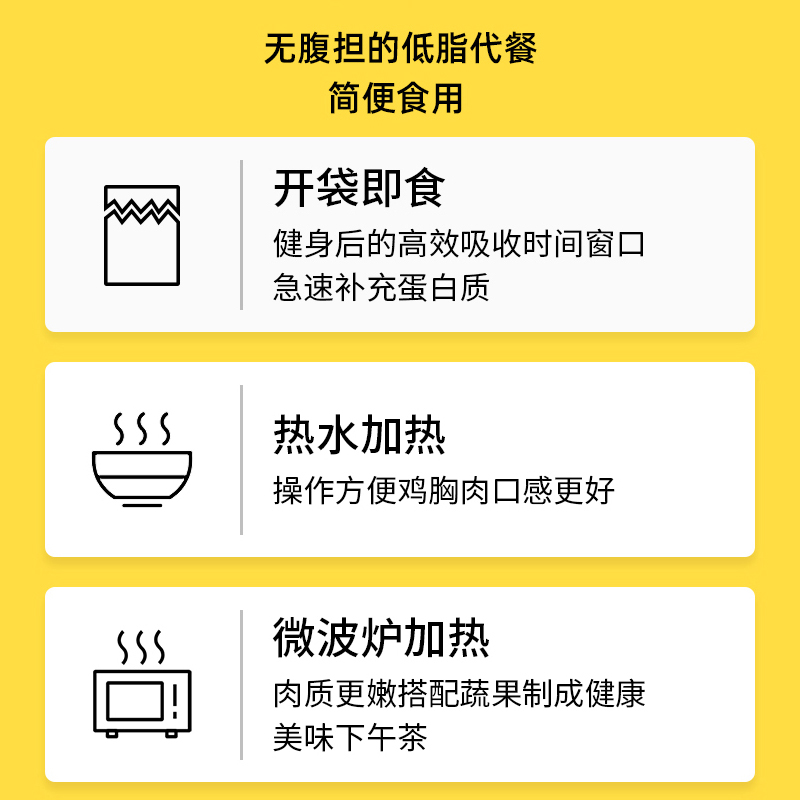 乐麦暴击旗舰店【一周代餐】乐麦暴击鸡胸肉健身即食代餐低轻食低脂零食套餐食品2