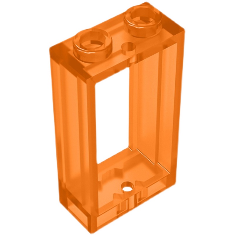 [高砖积木]小颗粒1x2x3窗框GDS-782兼容60593建筑模块零散件-图3