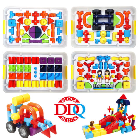 DDQ BLOCK edtoy韩国设计磁力积木儿童磁性拼搭拼装经典四层玩具