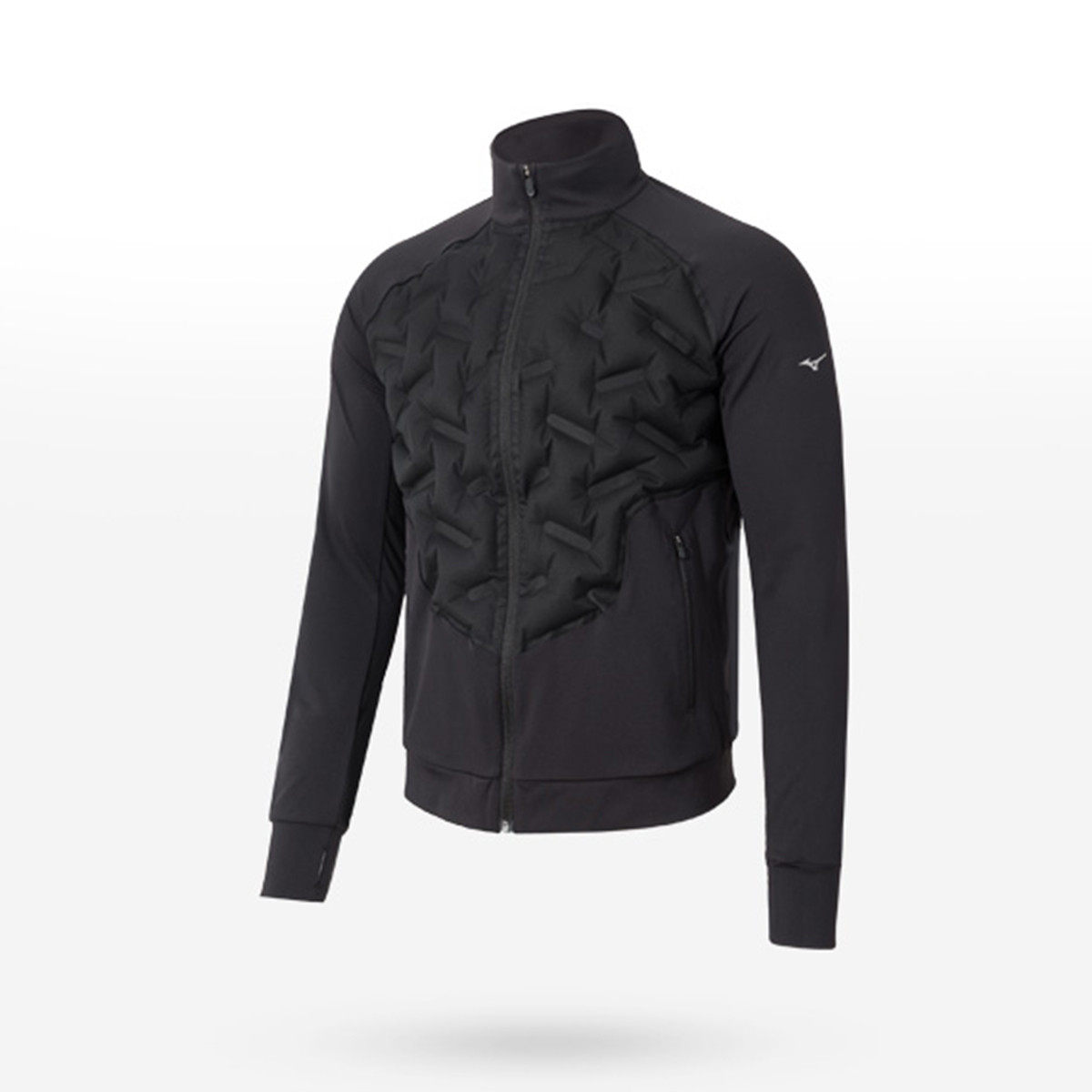 mizuno男士防风防泼水保暖针织卫衣 美津浓outlets店运动卫衣/套头衫