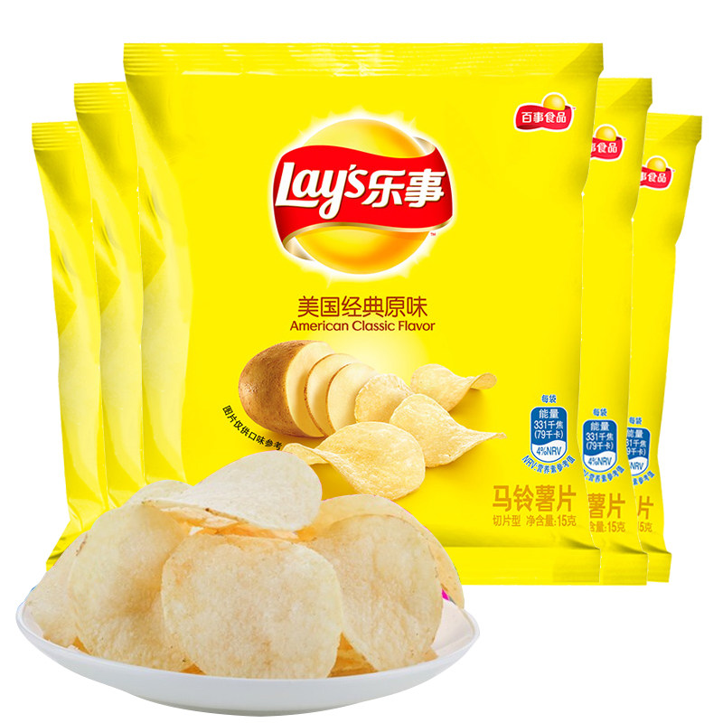乐事15g40g办公室休闲食品大礼包 新源动食品膨化食品