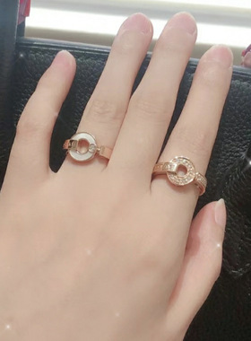 不diao色 纯银材质 新款名媛时尚百搭纯银镀18K玫瑰金色轻奢ins