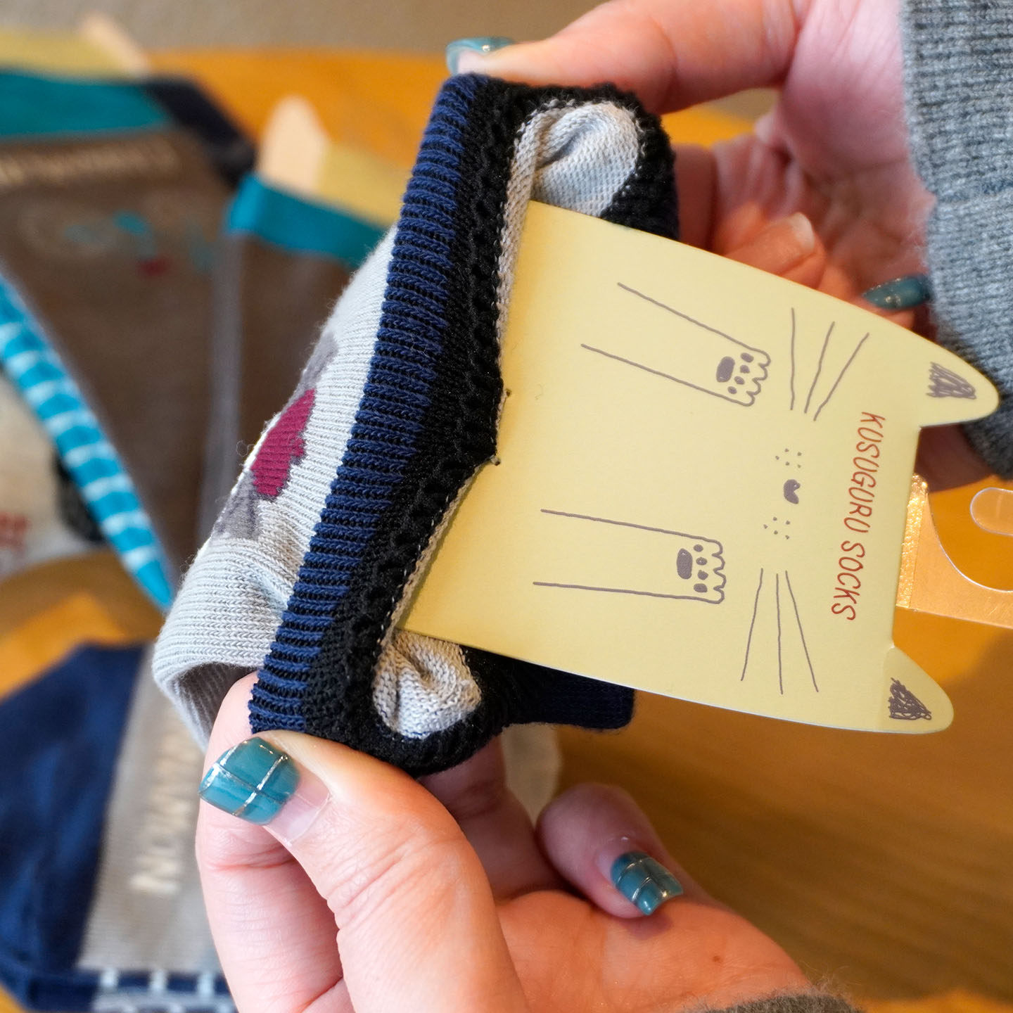 日本正品kusuguru 轻奢提花精致日系少女袜子棉质绒线短袜保暖袜,淘宝优惠券,粉丝福利购,淘宝优惠卷