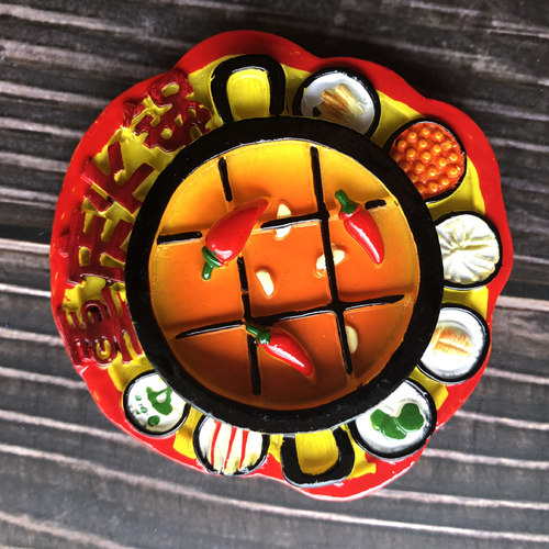 重庆旅游冰箱贴磁贴纪念品重庆火锅小面解放碑景点特色送老外出国 - 图1