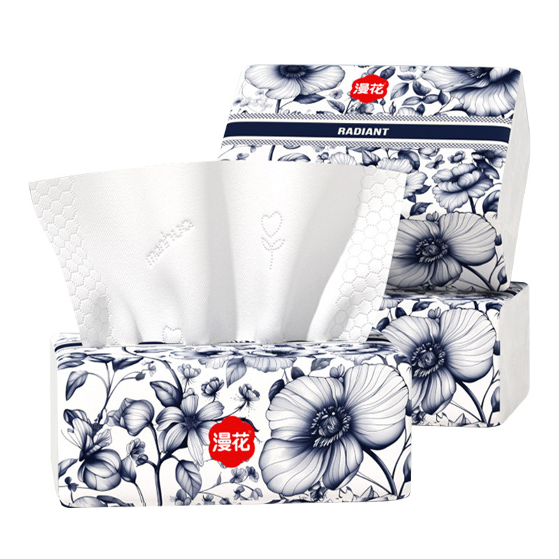 漫花400张小包抽纸餐巾纸家用学生宿舍实惠装整箱卫生纸面巾纸抽,淘宝优惠券,粉丝福利购,淘宝优惠卷
